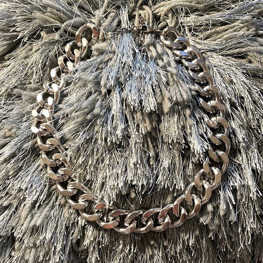 Silver Choker Necklace